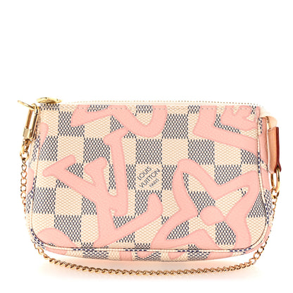 Louis Vuitton Damier Azur Tahitienne Mini Pochette Accessories 1 of 6