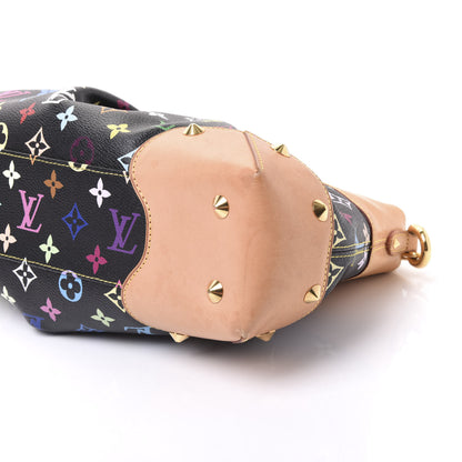 Louis Vuitton Monogram Multicolor Judy MM Black 6 of 8