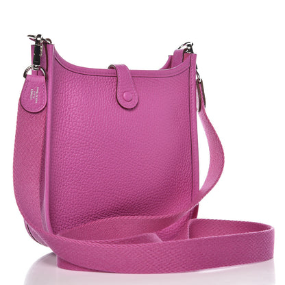Hermes Taurillon Clemence Evelyne TPM Magnolia 3 of 9