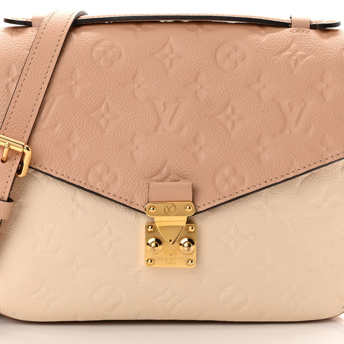 Empreinte Pochette Metis Beige Rose Creme