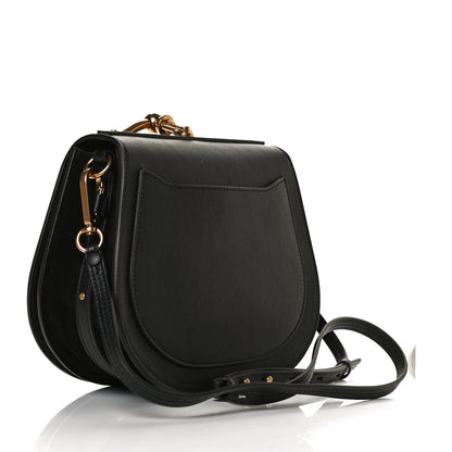 Chloe Calfskin Suede Medium Nile Bracelet Bag Black 3 of 12