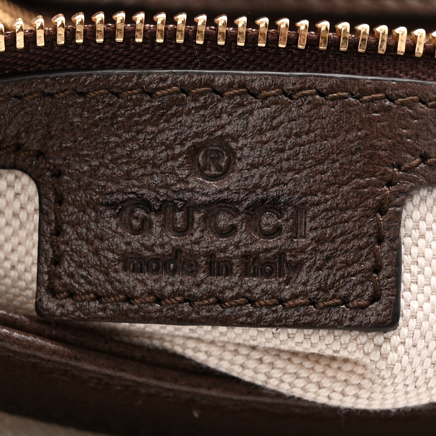 Gucci GG Supreme Monogram Textured Dollar Calfskin Web Medium Blondie Top Handle Shoulder Flap Bag Beige Ebony New Acero 6 of 10