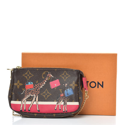 Louis Vuitton Monogram 2017 Christmas Animation Mini Pochette Accessories 8 of 8