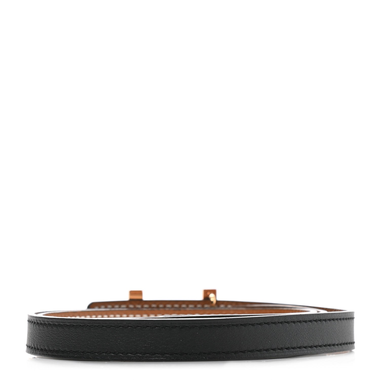 Hermes Swift Epsom 13mm Focus Belt 75 Black Gold 2 of 6