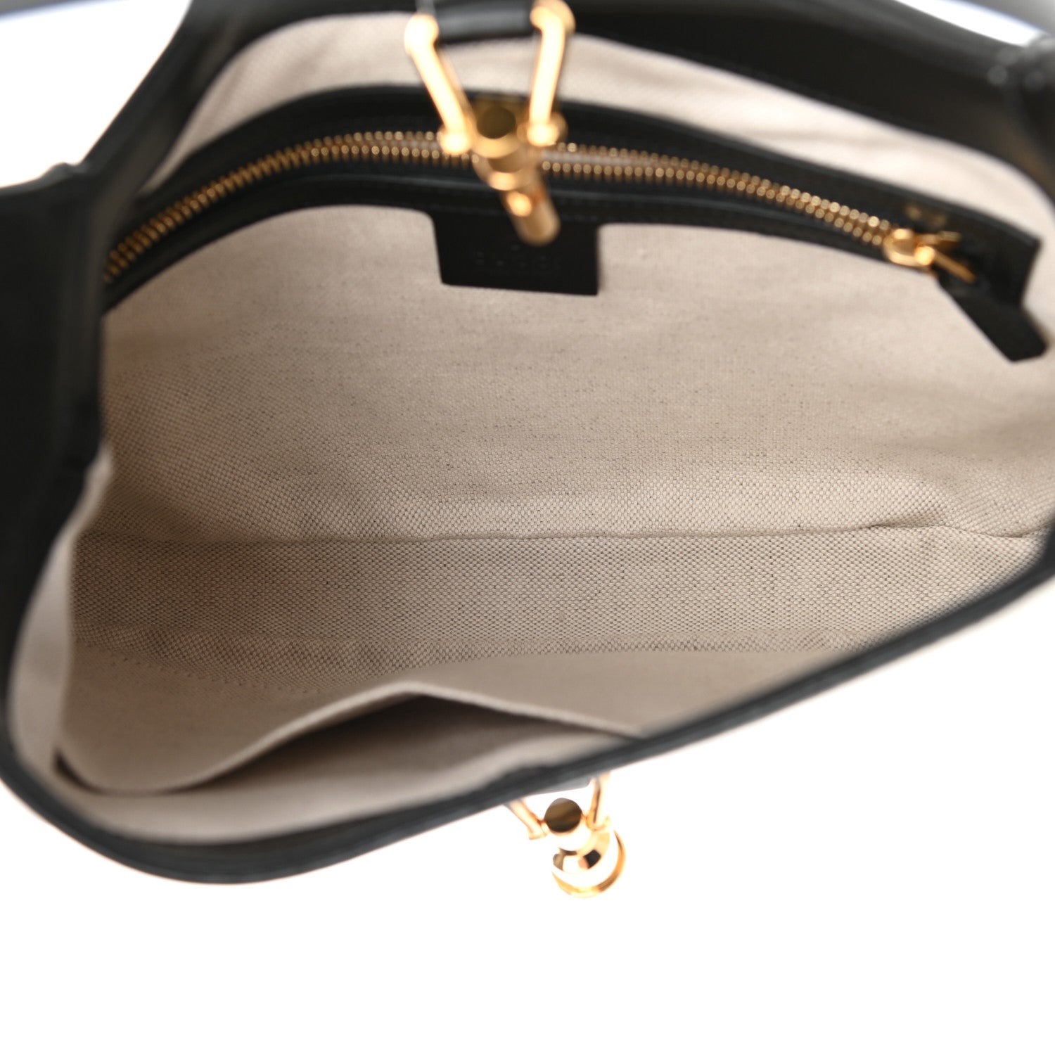 Gucci Boarded Dyana Lux Calfskin Bi-Color Small Jackie 1961 Hobo Mystic White Black 5 of 9