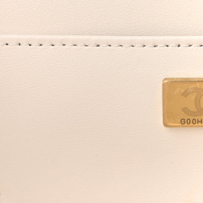Chanel Lambskin Quilted Coco Click Bag White 7 of 10