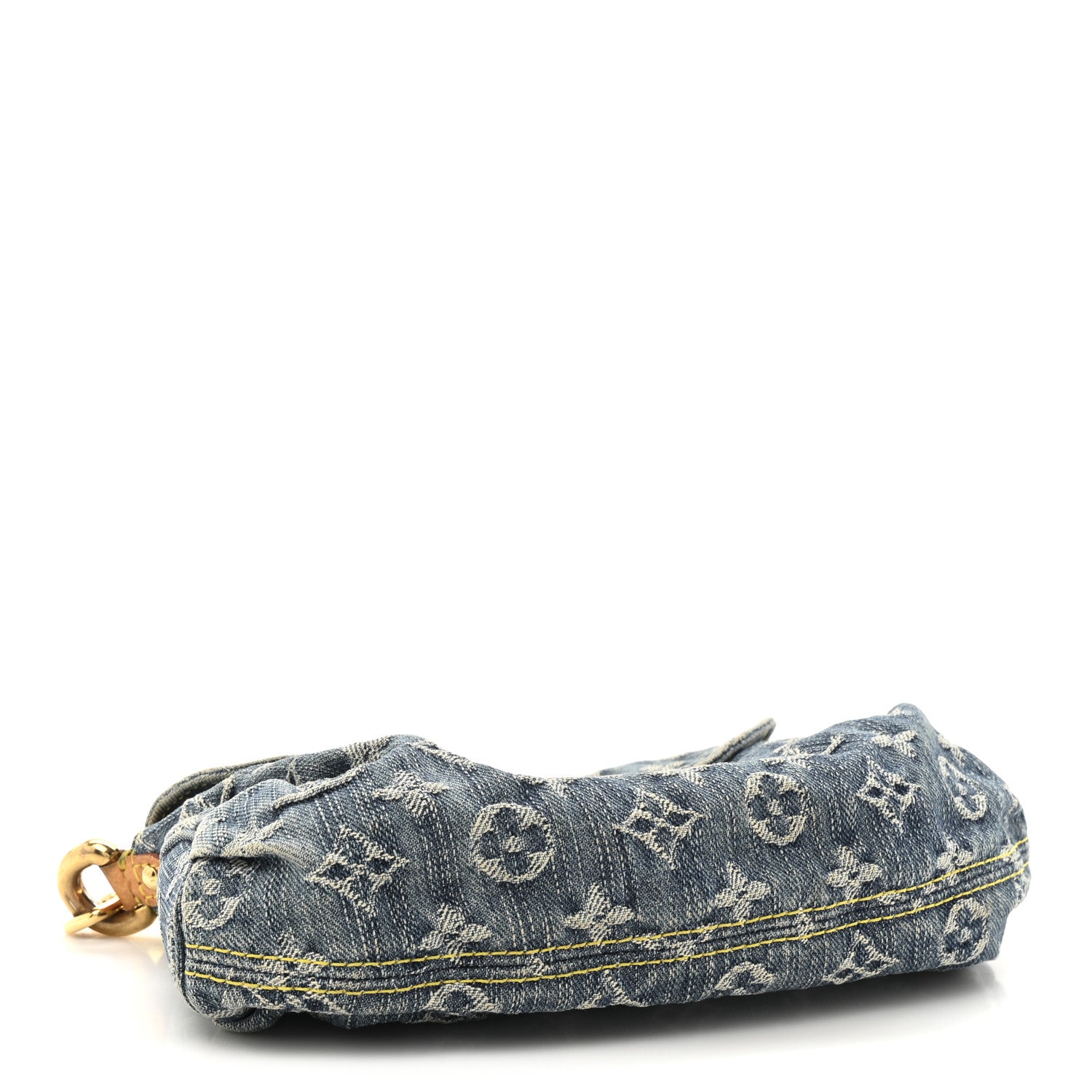 Louis Vuitton Monogram Denim Mini Pleaty Blue 4 of 12