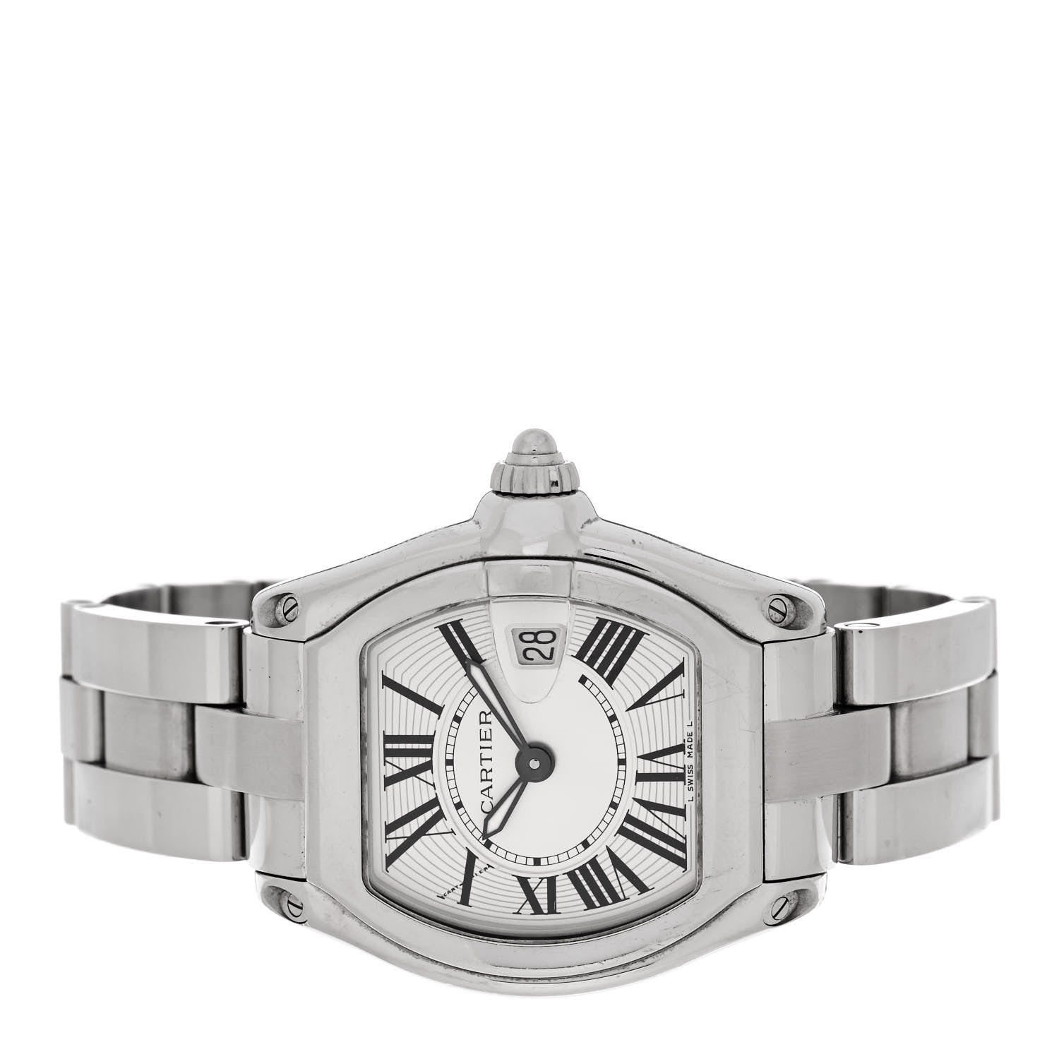 Cartier Stainless Steel 31mm Roadster Quartz Watch 2 of 4