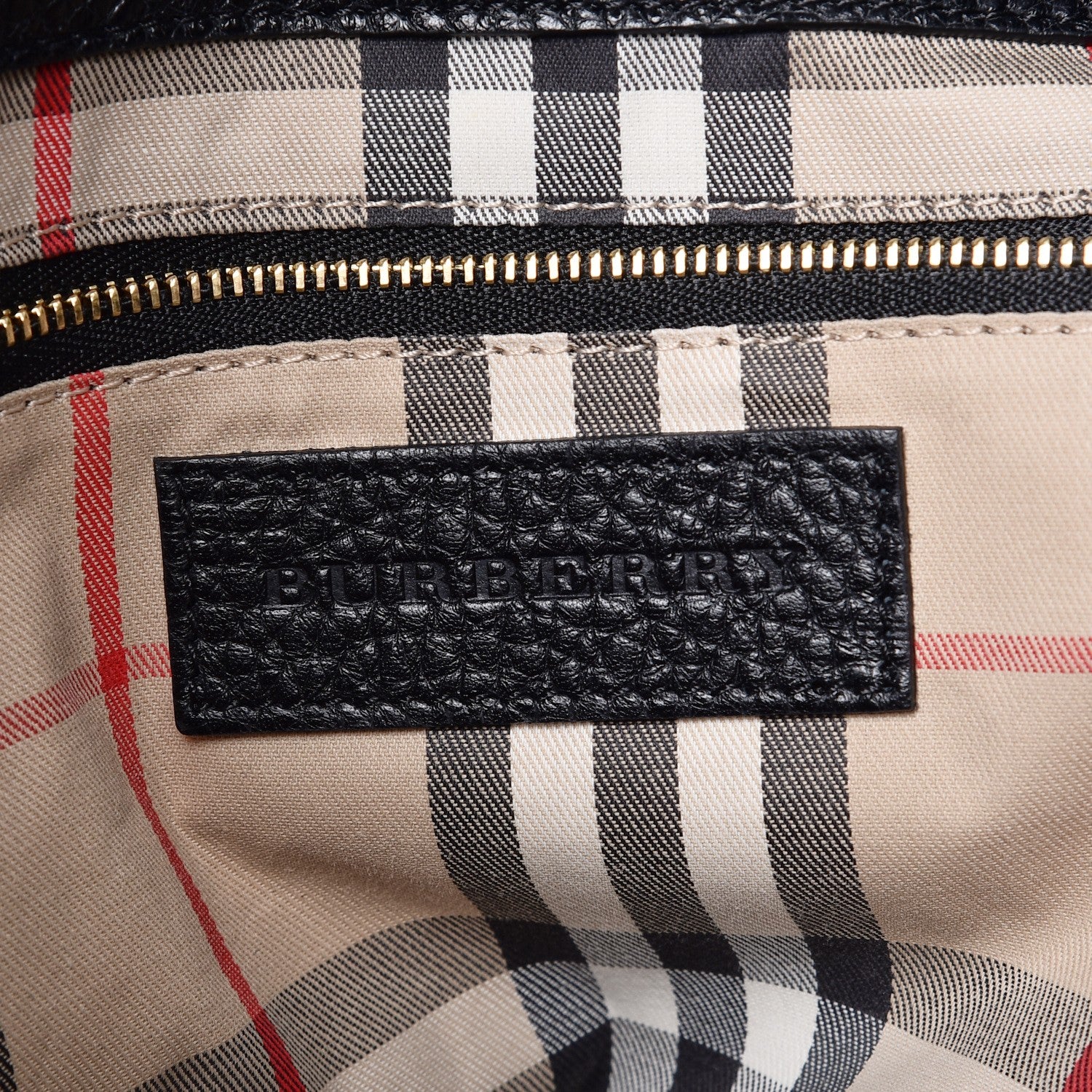 Burberry London Grainy Calfskin Medium Baynard Tote Black 6 of 20