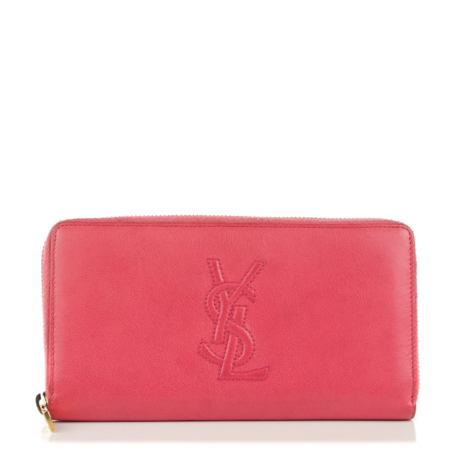 Chevre Belle De Jour Zip Around Wallet Pink