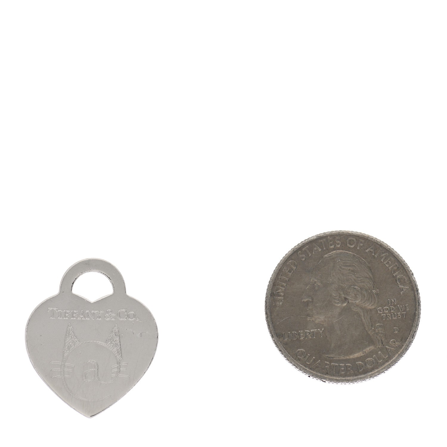 Tiffany Sterling Silver Cat Street Charm 4 of 5