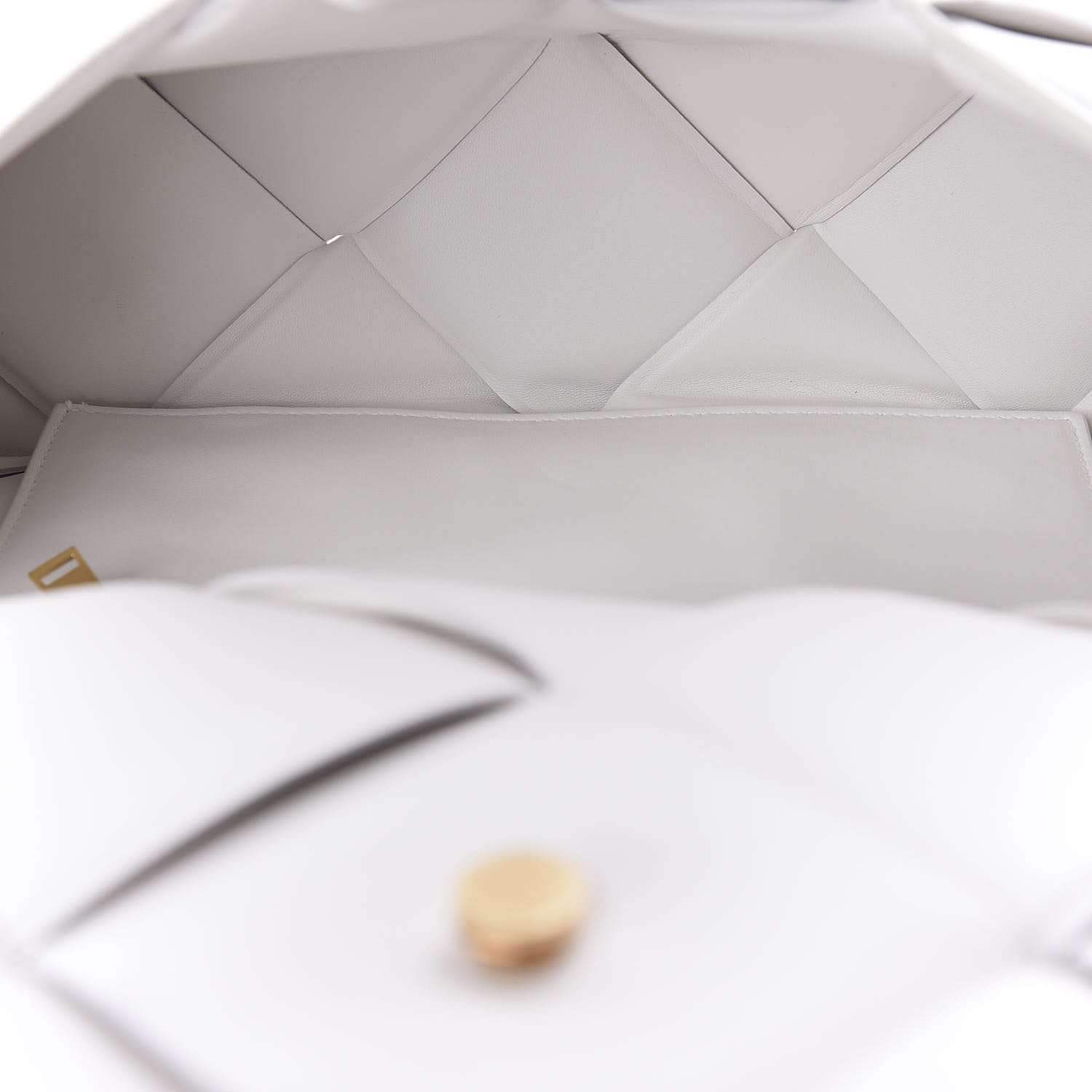 Bottega Veneta Nappa Intreccio Padded Top Handle Shoulder Bag White 6 of 11