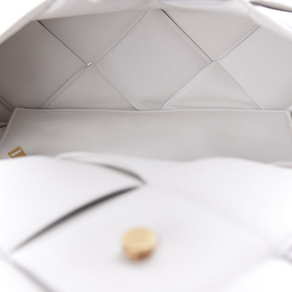 Bottega Veneta Nappa Intreccio Padded Top Handle Shoulder Bag White 6 of 11