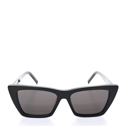Saint Laurent Acetate Mica Cat Eye Sunglasses SL 276 Black 2 of 8