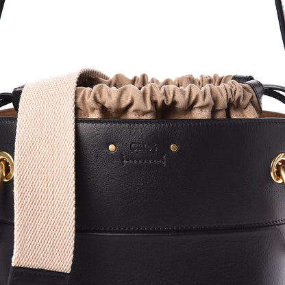 Chloe Smooth Calfskin Small Roy Bucket Bag Black 11 of 11