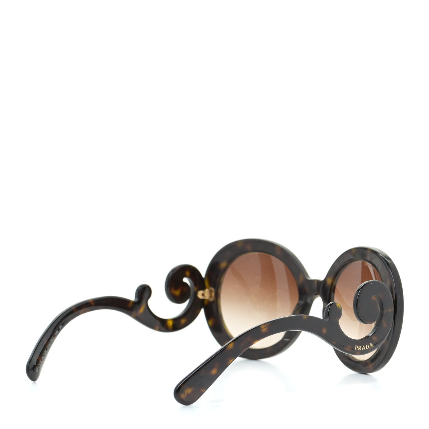 Prada Baroque Sunglasses SPR 27N Tortoise 4 of 7