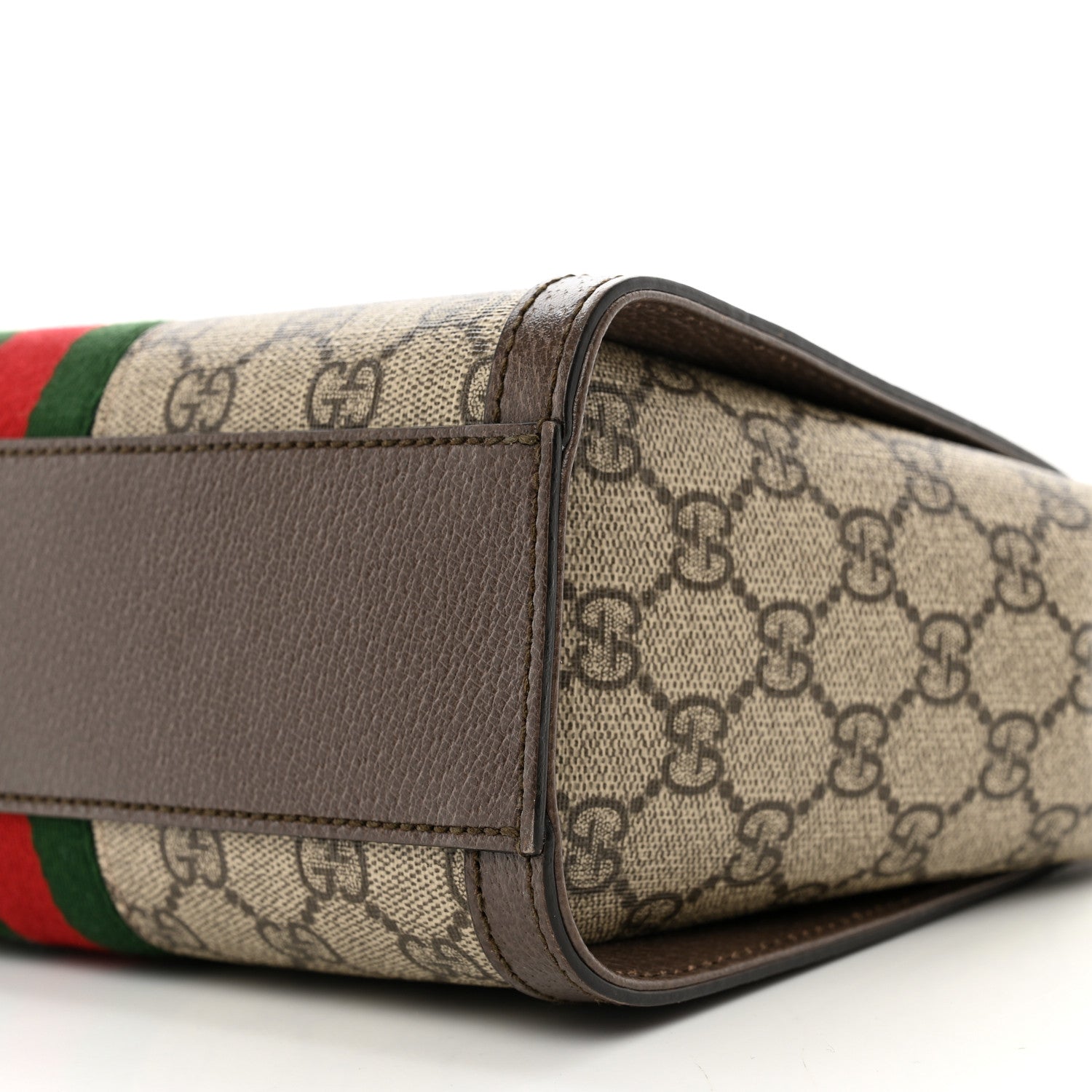 Gucci GG Supreme Monogram Small Ophidia Tote Bag Brown 10 of 12