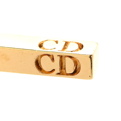 Christian Dior Pearl Tribales Dangle Chain Earrings Gold 5 of 6