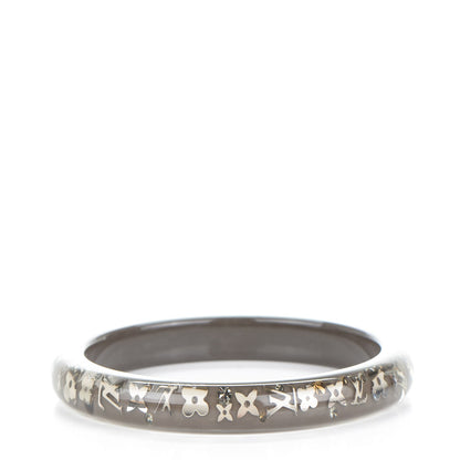 Louis Vuitton Resin Swarovski Medium Inclusion Bracelet PM Grey 3 of 4