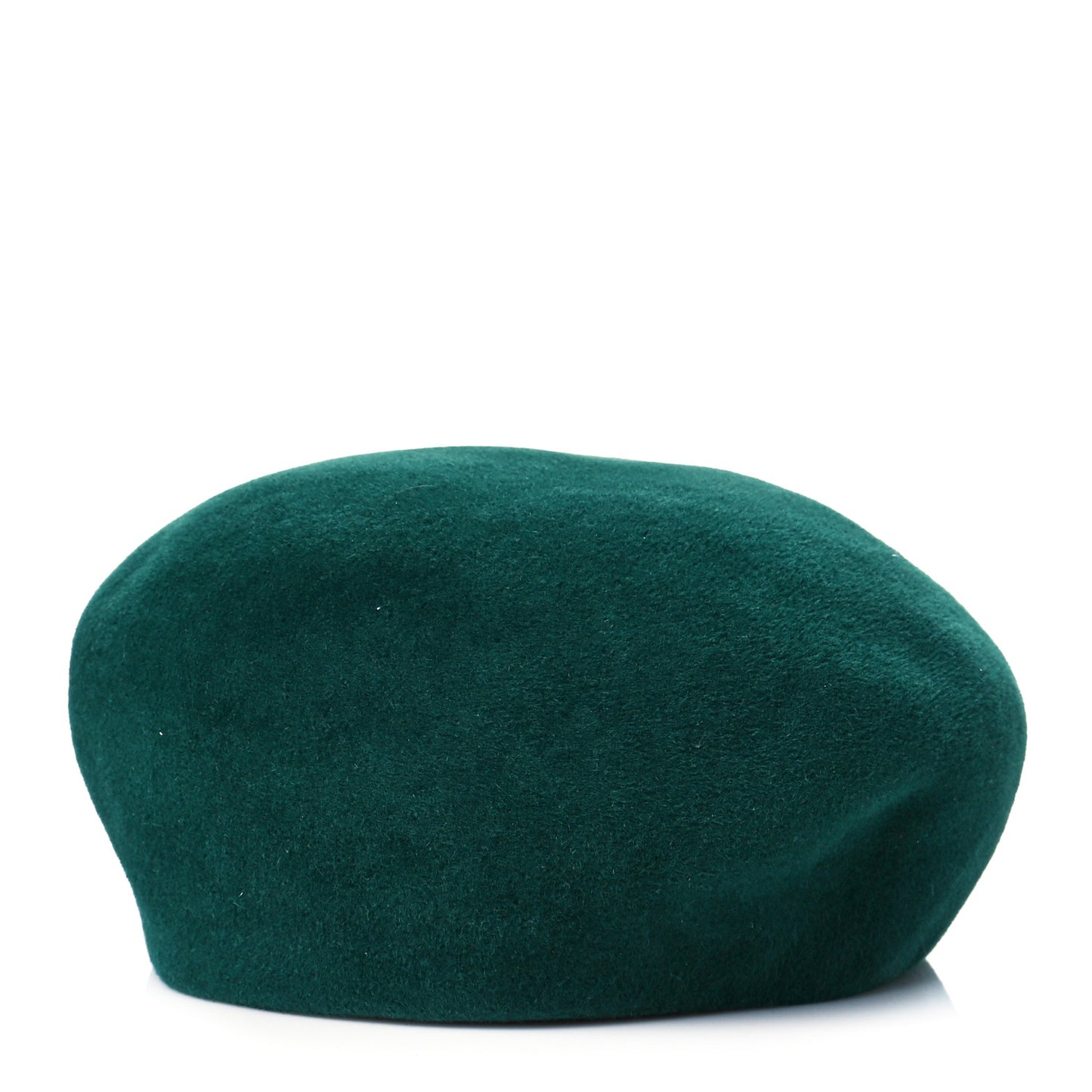 Velvet Beret Hat Green