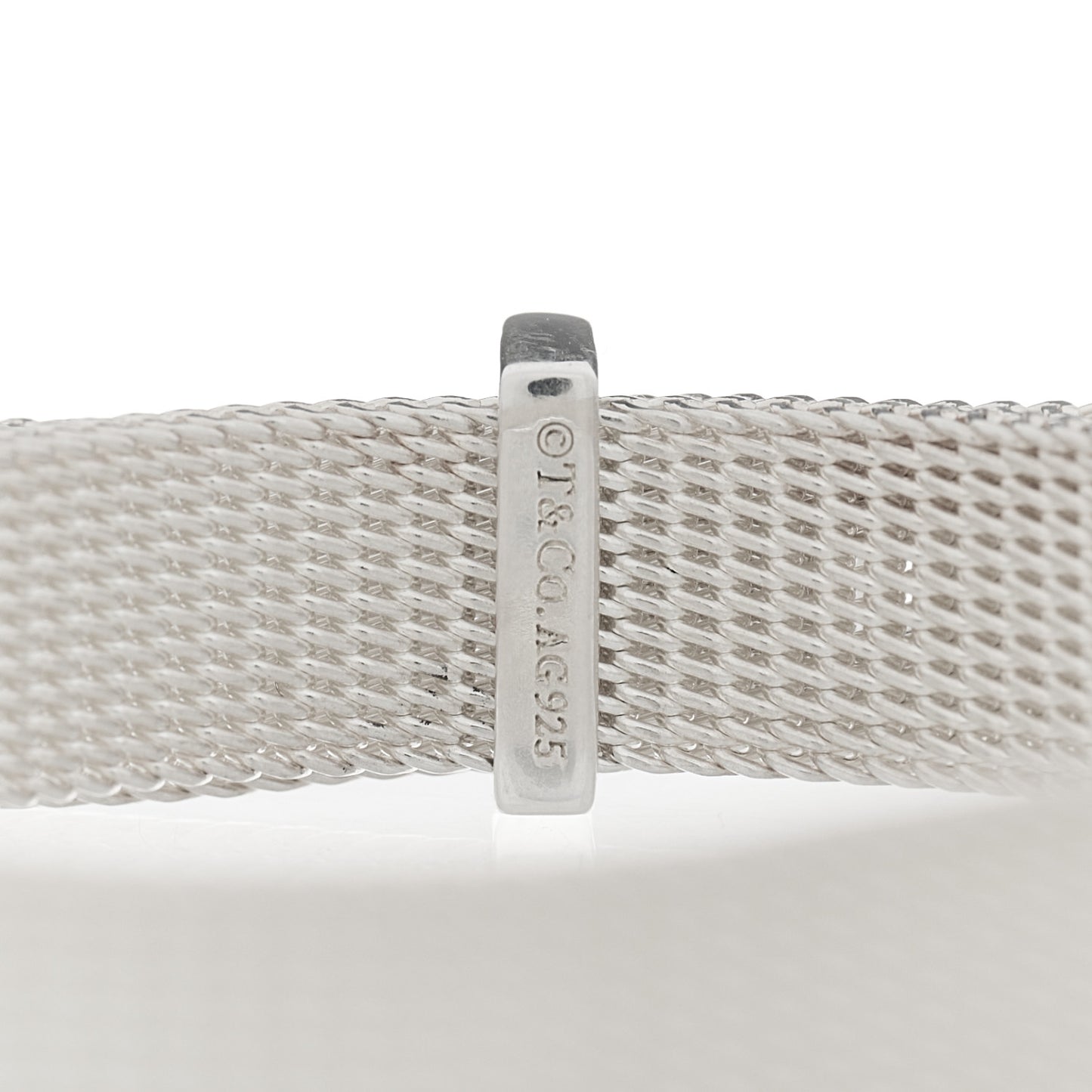 Sterling Silver Somerset Double Wrap Buckle Mesh Bracelet