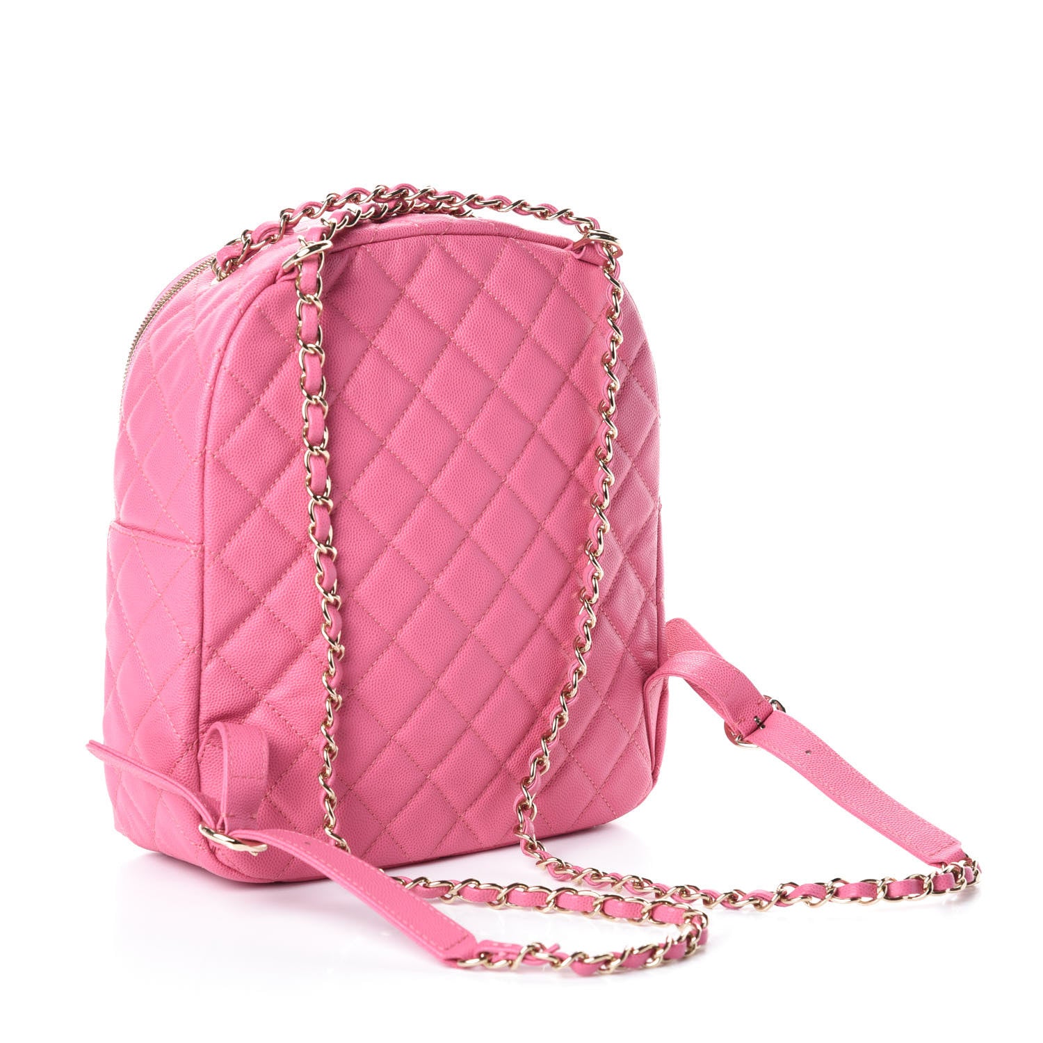 Chanel Caviar Quilted Large CC Day Backpack Pink 3 of 10