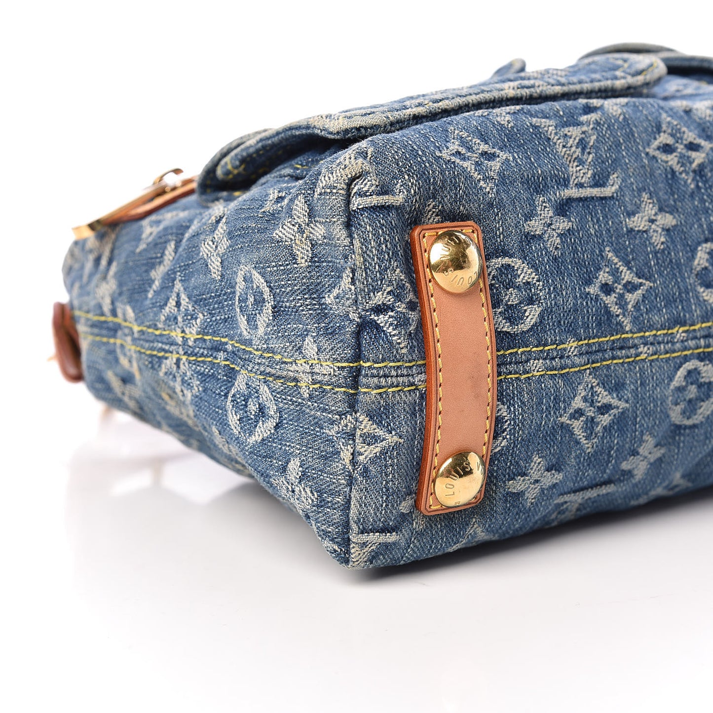 Monogram Denim Baggy PM Blue