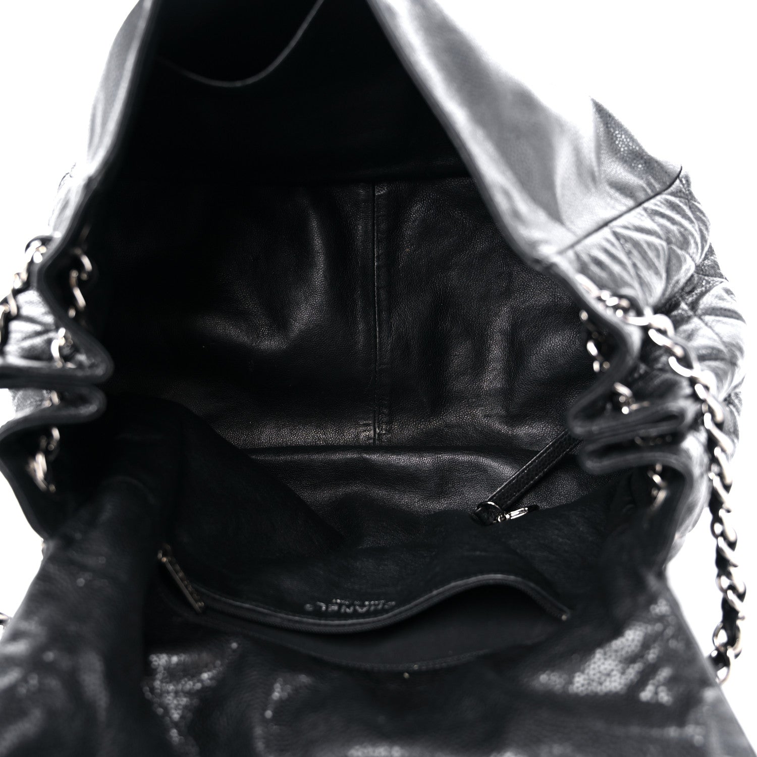 Chanel Caviar Timeless CC Accordion Flap Black 5 of 15