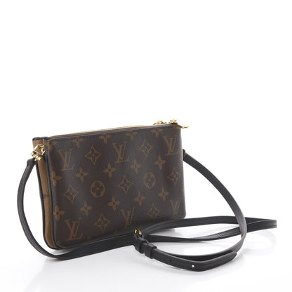 Louis Vuitton Reverse Monogram Giant Double Zip Pochette 2 of 8