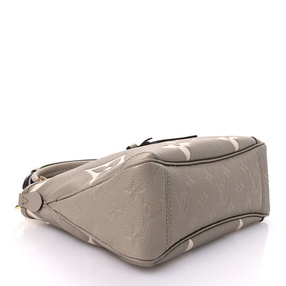 Louis Vuitton Empreinte Monogram Giant Trianon PM Tourterelle Creme 4 of 9