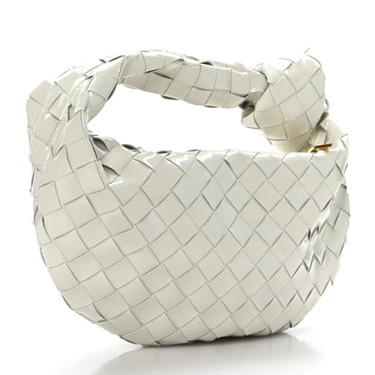 Bottega Veneta Patent Nappa Intrecciato Mini Jodie White 3 of 8