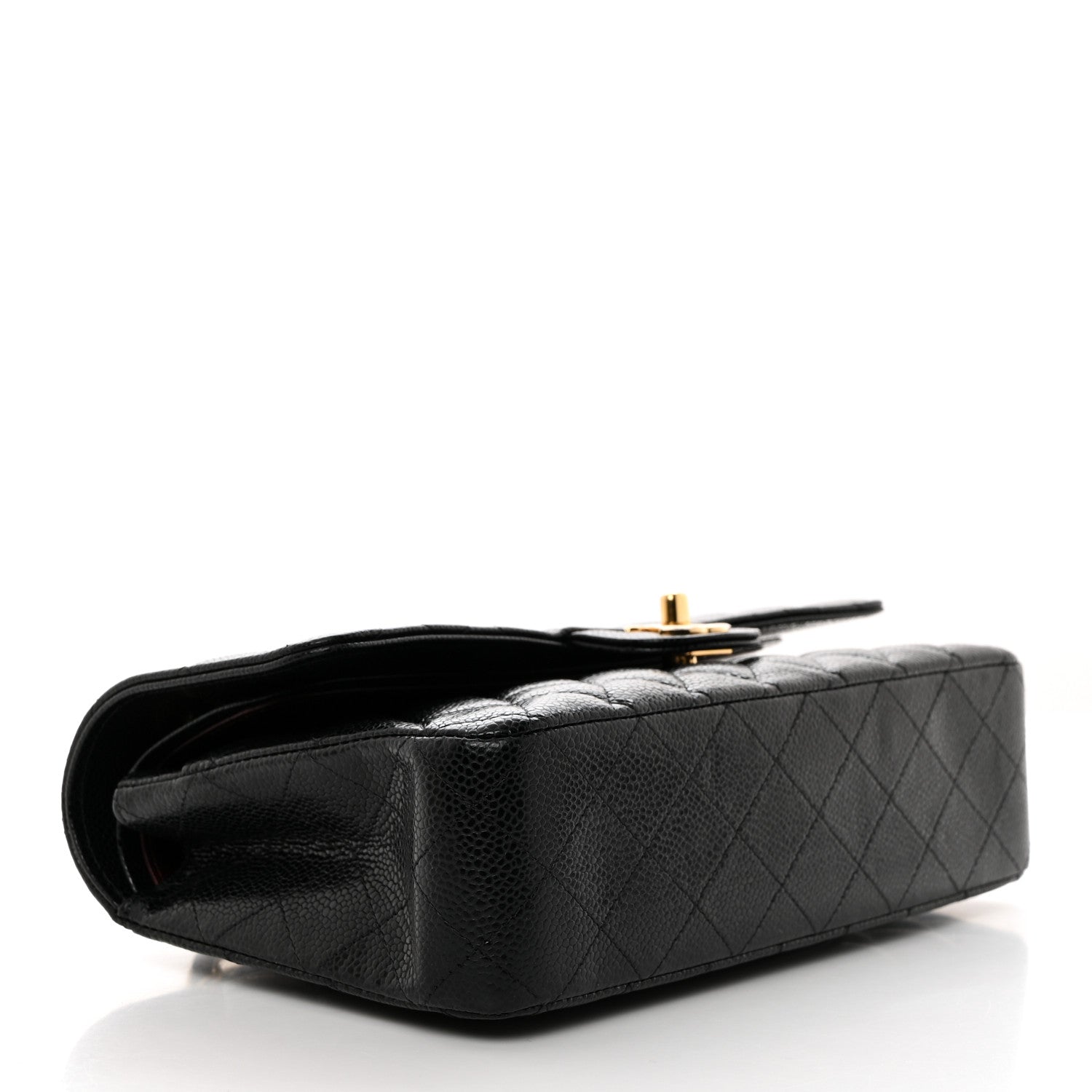 Chanel Caviar Quilted Medium Double Flap Black 4 of 10