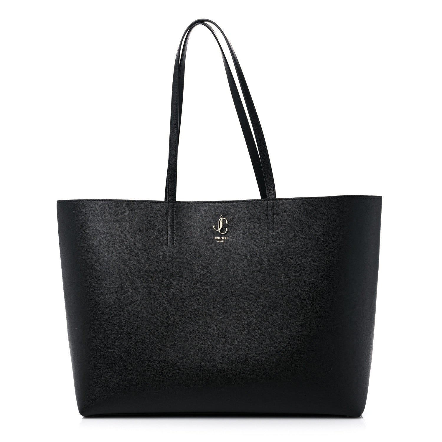 Jimmy Choo Grainy Calfskin Nine2Five East West Tote Black 1 of 10