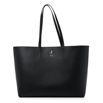 Jimmy Choo Grainy Calfskin Nine2Five East West Tote Black 1 of 10