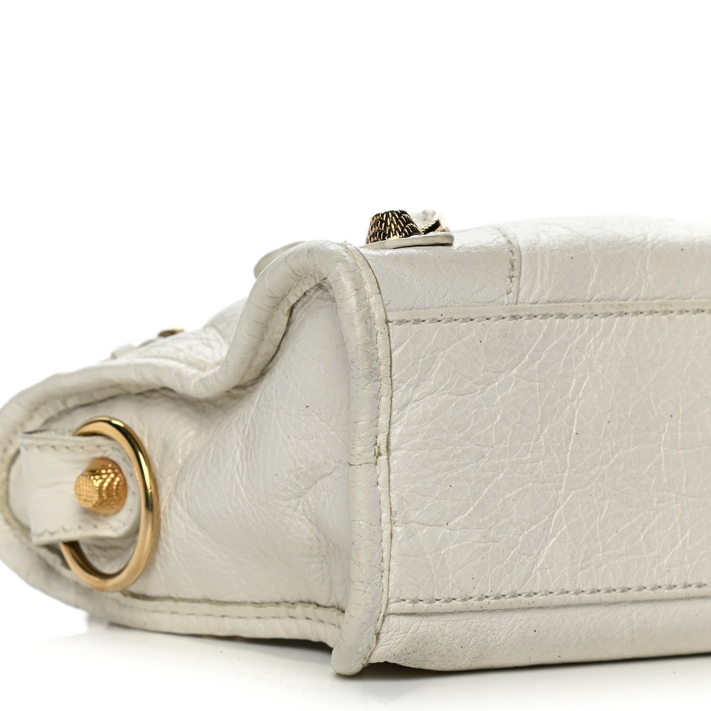 Agneau Giant 12 Gold Hardware Mini City Ivory