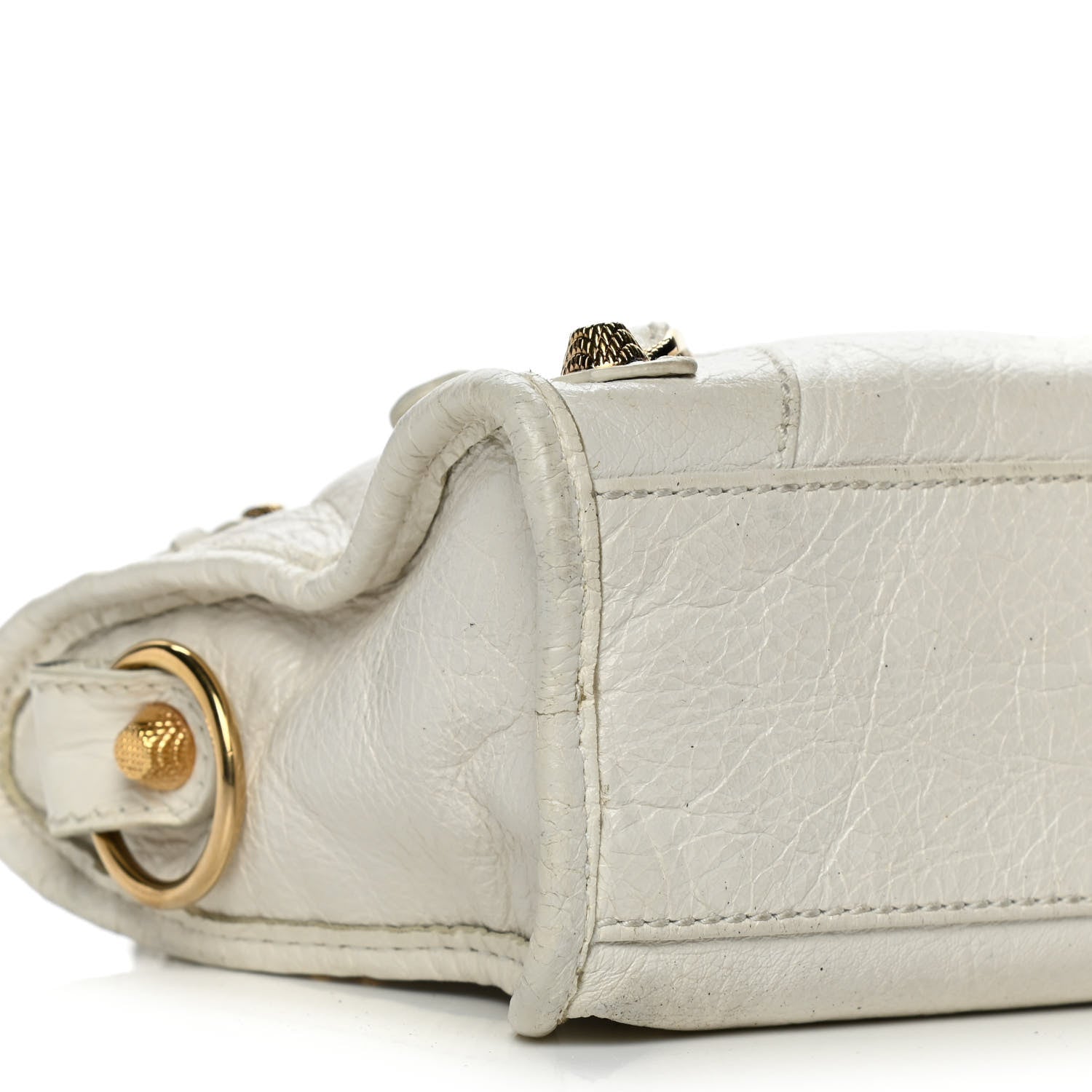 Balenciaga Agneau Giant 12 Gold Hardware Mini City Ivory 11 of 27