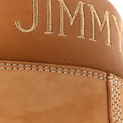 Jimmy Choo X TIMBERLAND Nubuck Glitter Ankle Boots 9.5 Wheat 10 of 11