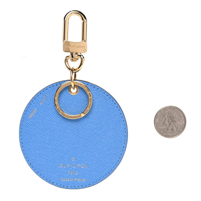 Louis Vuitton Monogram 2021 Christmas Animation China Wall Bag Charm Key Ring Myosotis Blue 2 of 6