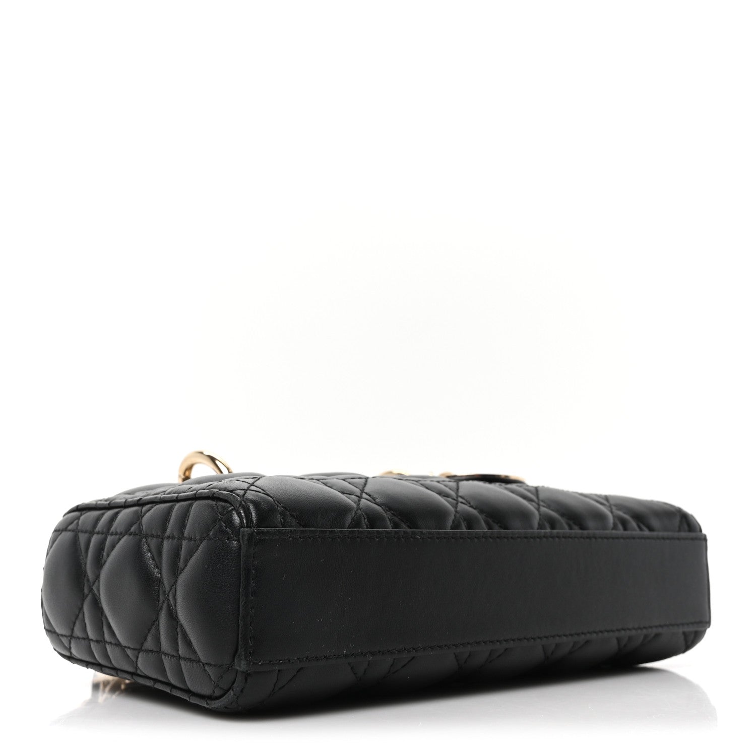 Christian Dior Lambskin Cannage Small Lady D-Joy Black 4 of 9