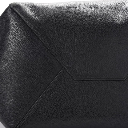 Celine Grained Calfskin Medium Horizontal Cabas Phantom Black 14 of 18