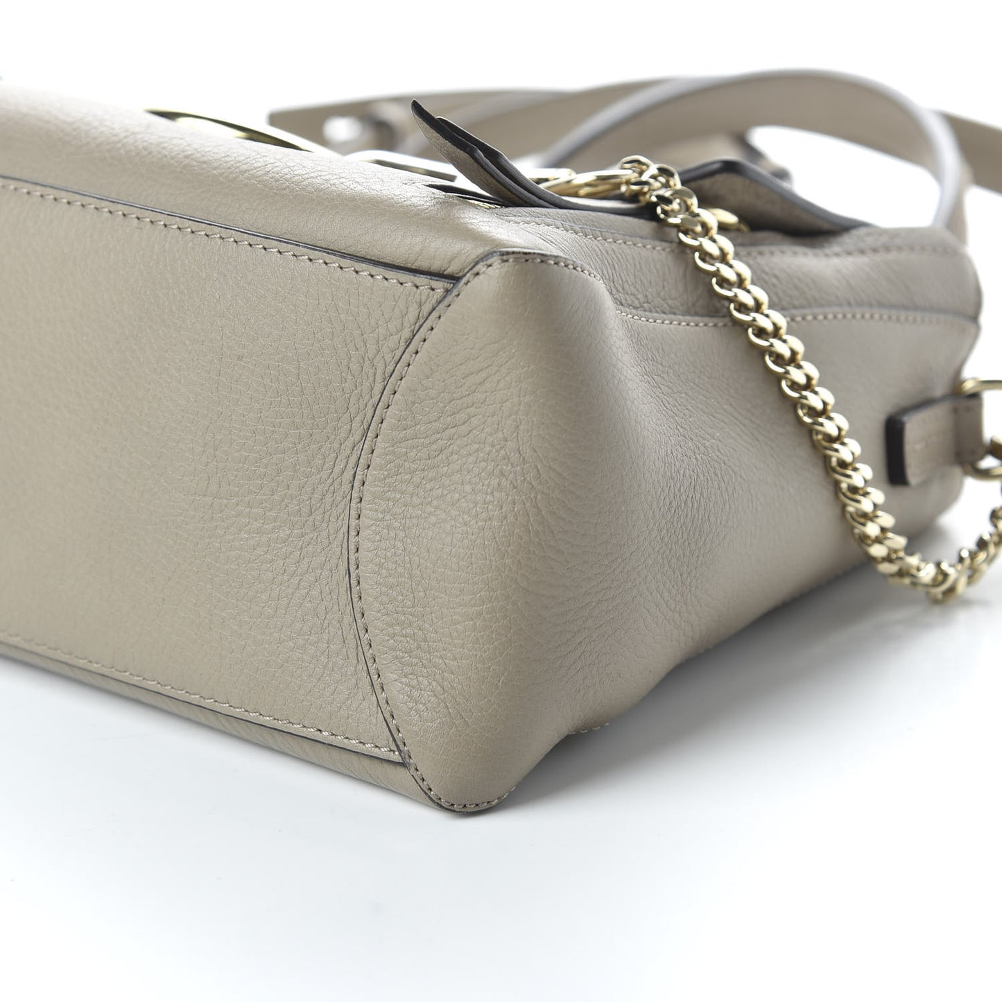 Calfskin Small Faye Day Shoulder Bag Motty Grey