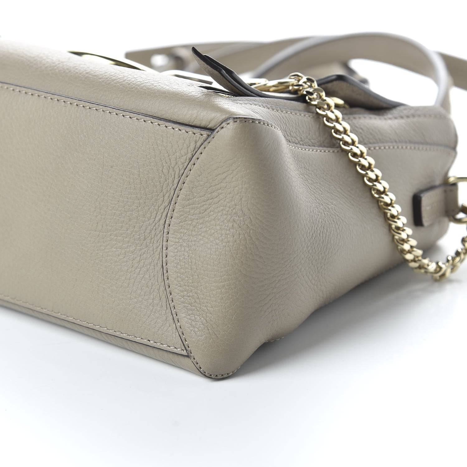 Chloe Calfskin Small Faye Day Shoulder Bag Motty Grey 8 of 10