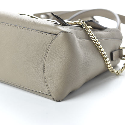 Chloe Calfskin Small Faye Day Shoulder Bag Motty Grey 8 of 10