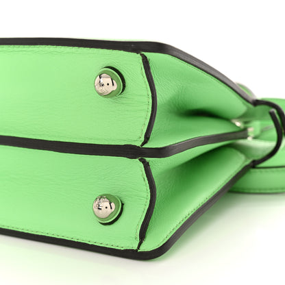 Fendi Shiny Nappa Petite Peekaboo I SEE U Satchel Edamame 11 of 13