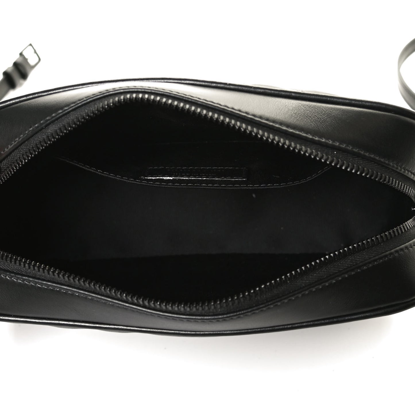 Calfskin Matelasse Monogram Lou Camera Bag Black