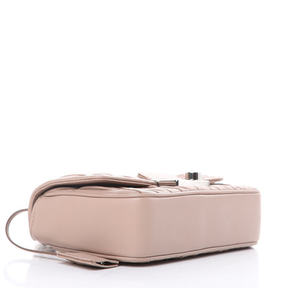 Prada Nappa Gaufre Small Sound Chain Flap Shoulder Bag Cipria 4 of 10