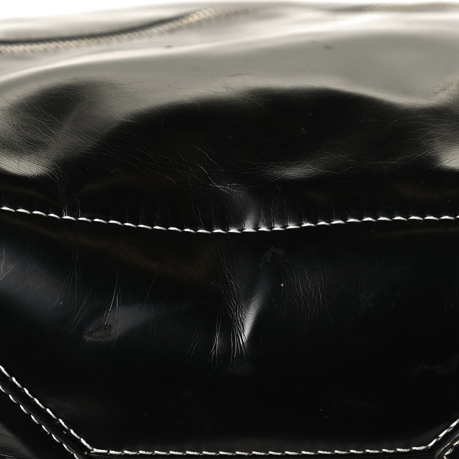 Proenza Schouler Calfskin Large Cire Zip Hobo Black 13 of 17