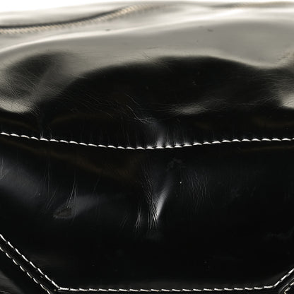 Proenza Schouler Calfskin Large Cire Zip Hobo Black 13 of 17