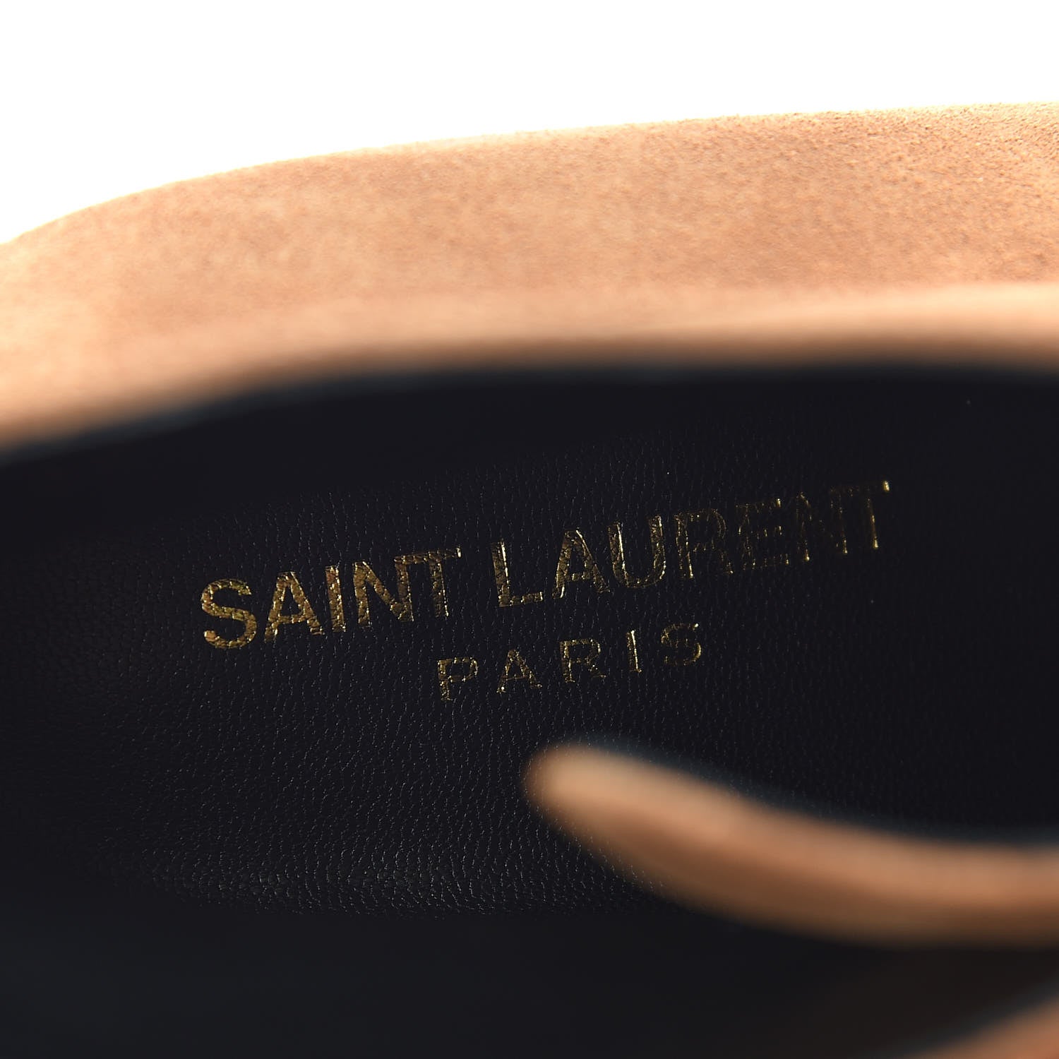 Saint Laurent Suede Otterproof Light Babies 90 Ankle Boots 40.5 Fox Brown 11 of 11