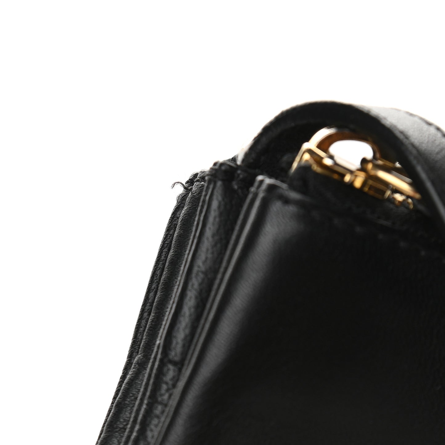 Lambskin Small Trio Crossbody Bag Black